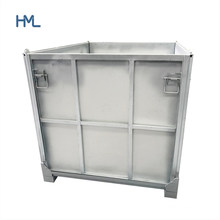 Hot Selling Rubber Storage Collapsible Steel Crate Container Pallet Box